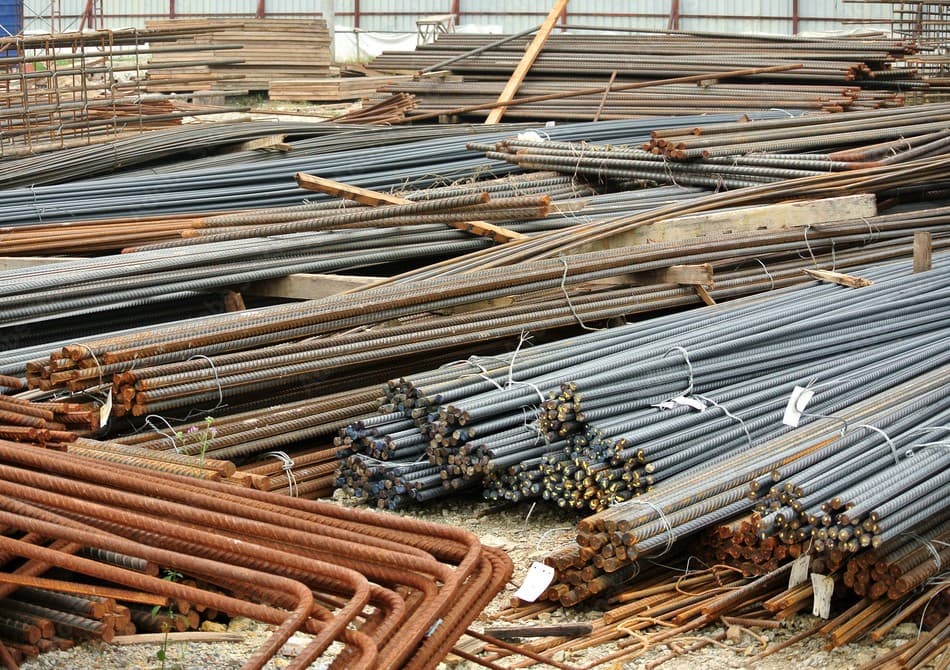 Steel Rebar Yard